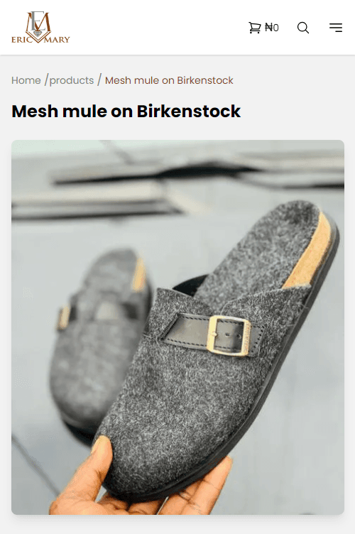 Eric - Mary Shoes Store