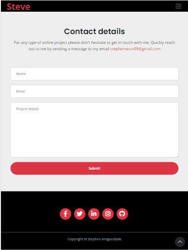 Portfolio (Vanilla Js)