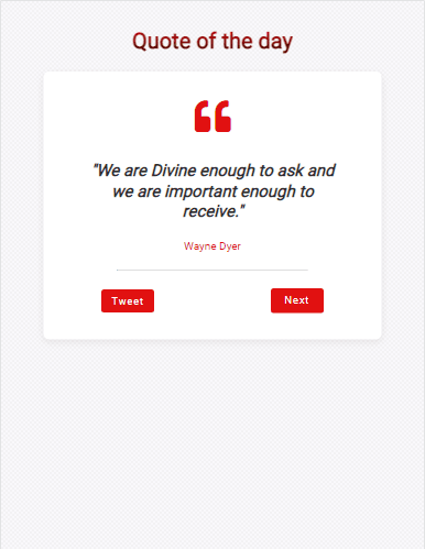 Quotes Generator App